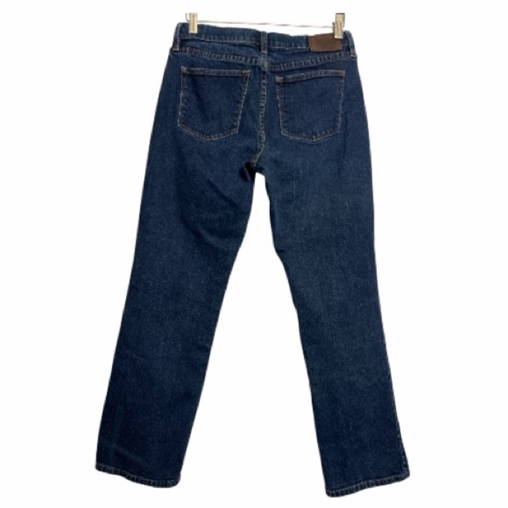 Lauren Ralph Lauren Dark Blue Classic Straight Leg Crop Jeans 6 - Picture 2 of 10